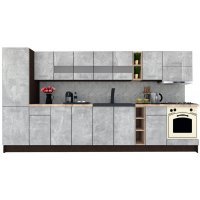 Bucatarie MARINA NEW 370 B Wenge / Decor 4298